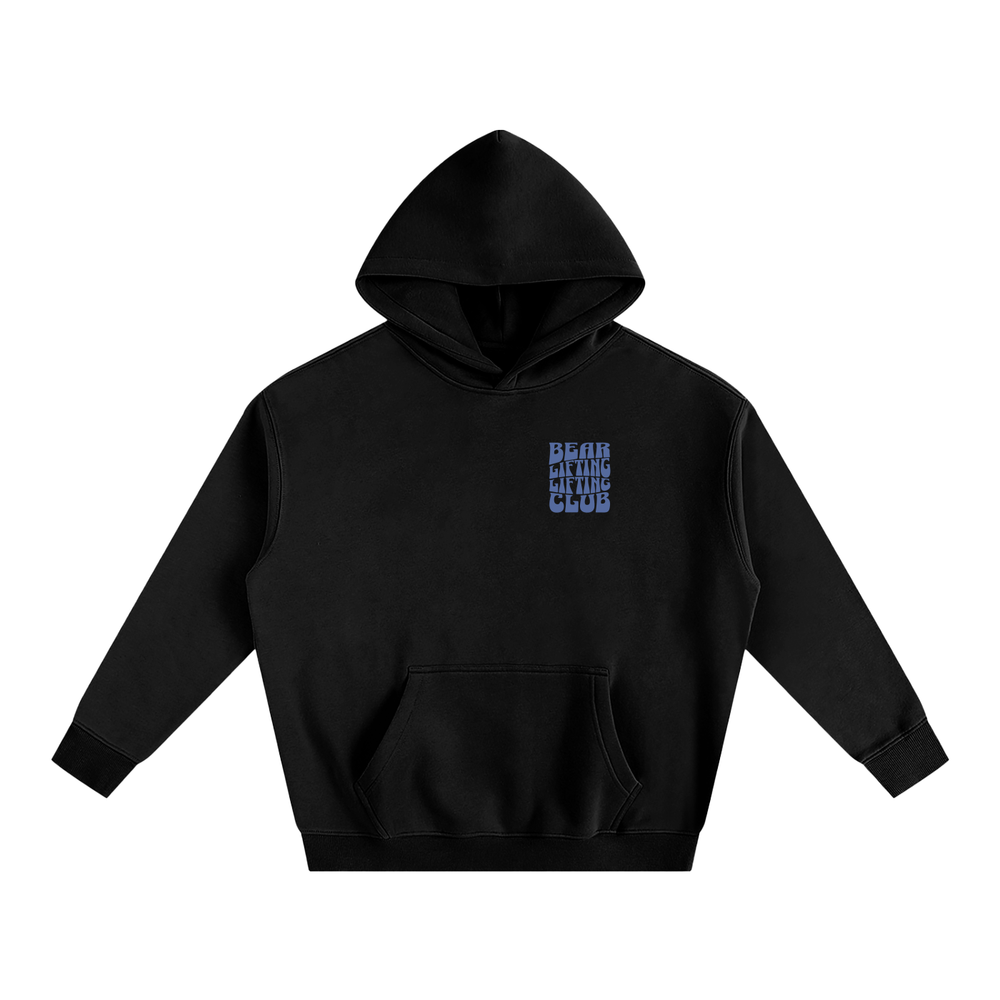 Bear Lifting Club Oversized Hoodie - Bear Necessities Clothing