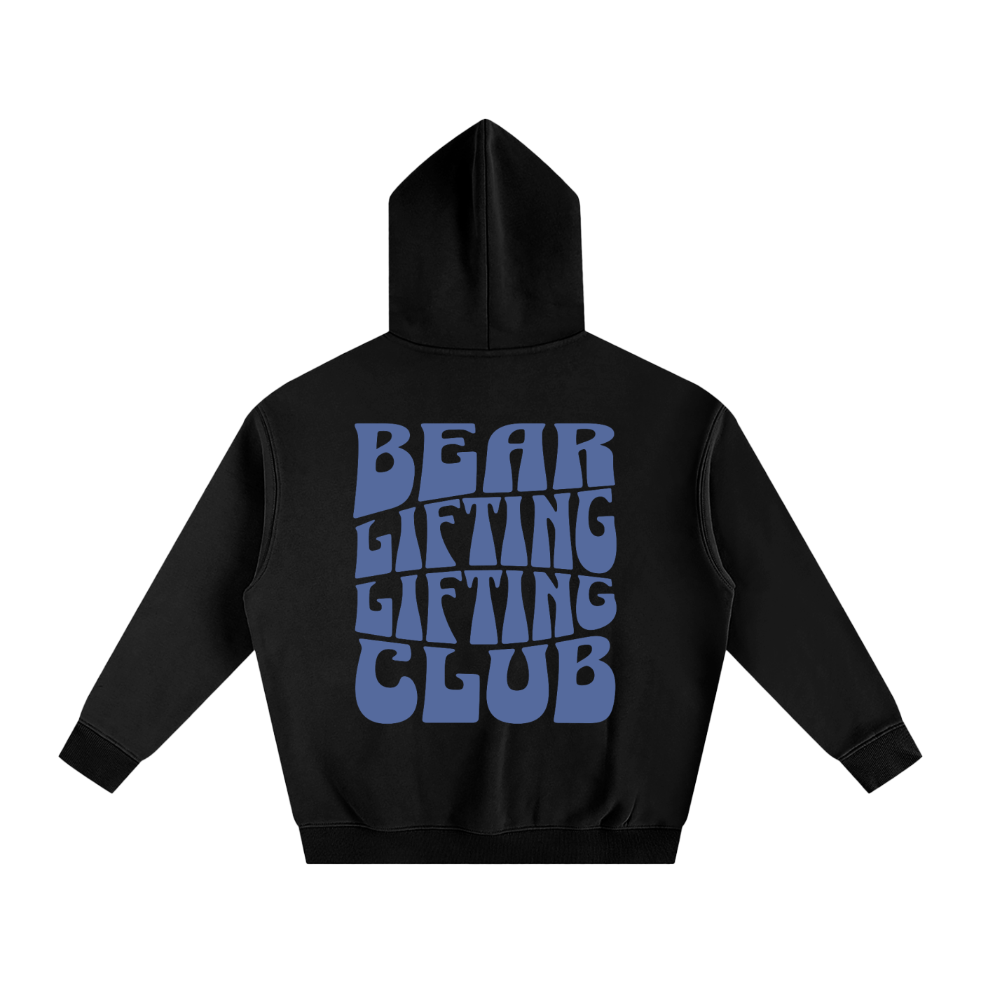Bear Lifting Club Oversized Hoodie - Bear Necessities Clothing