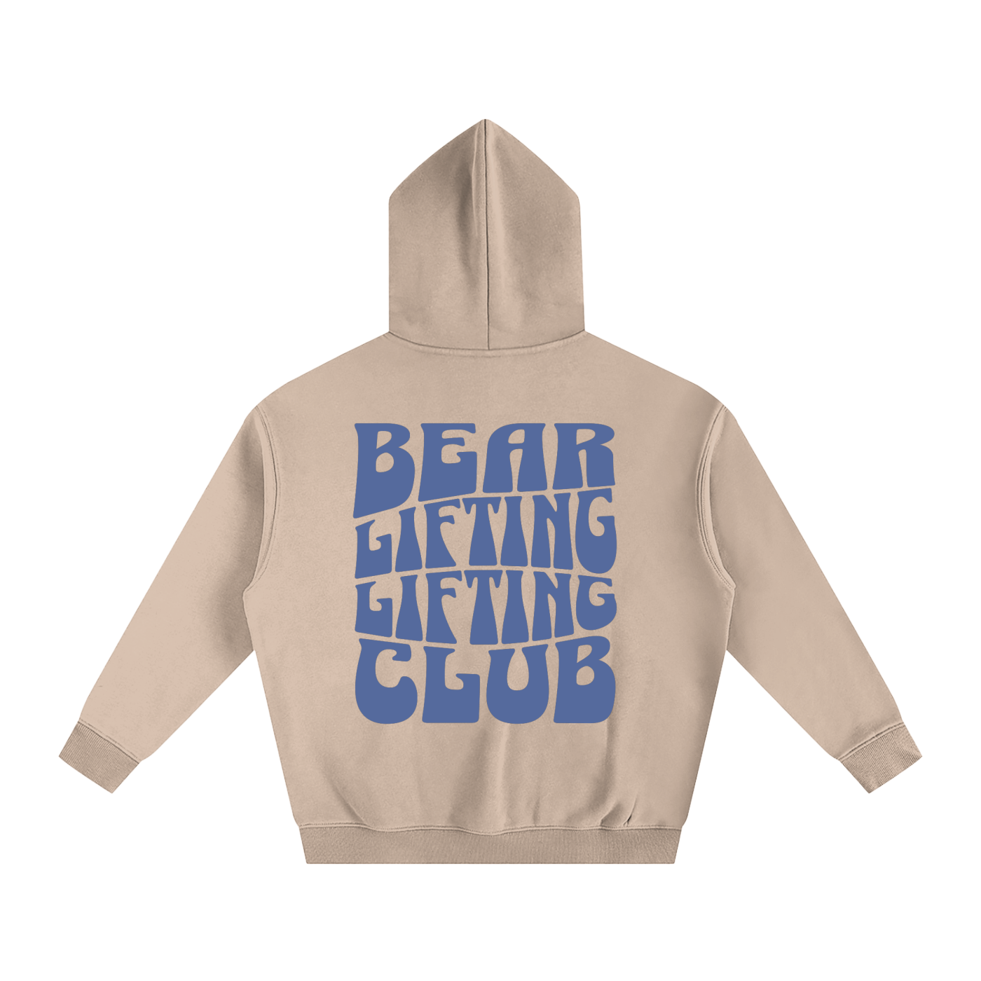 Bear Lifting Club Oversized Hoodie - Bear Necessities Clothing