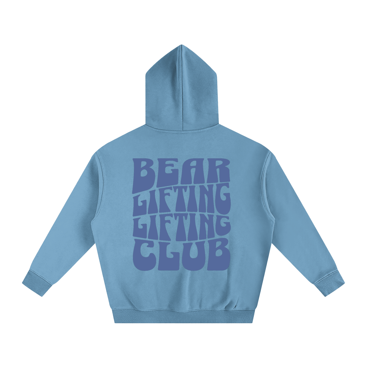 Bear Lifting Club Oversized Hoodie - Bear Necessities Clothing