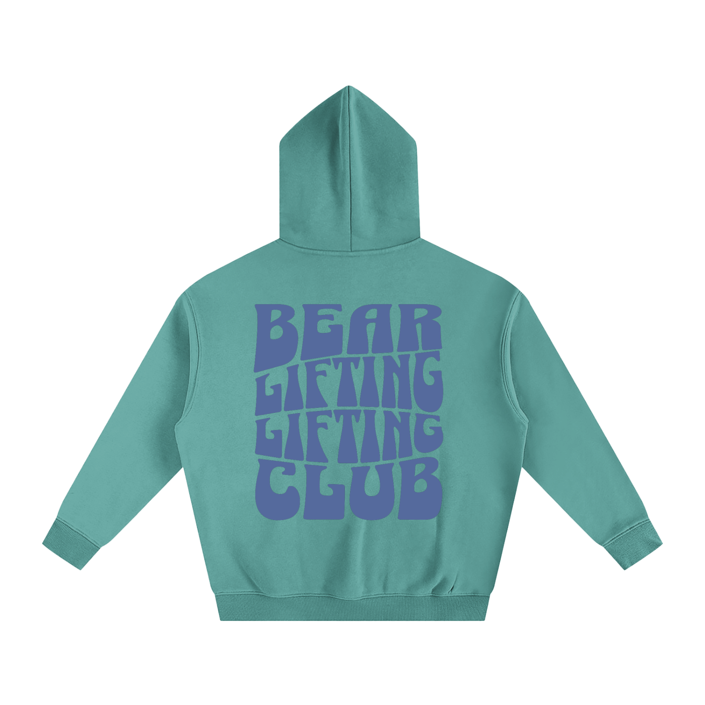 Bear Lifting Club Oversized Hoodie - Bear Necessities Clothing