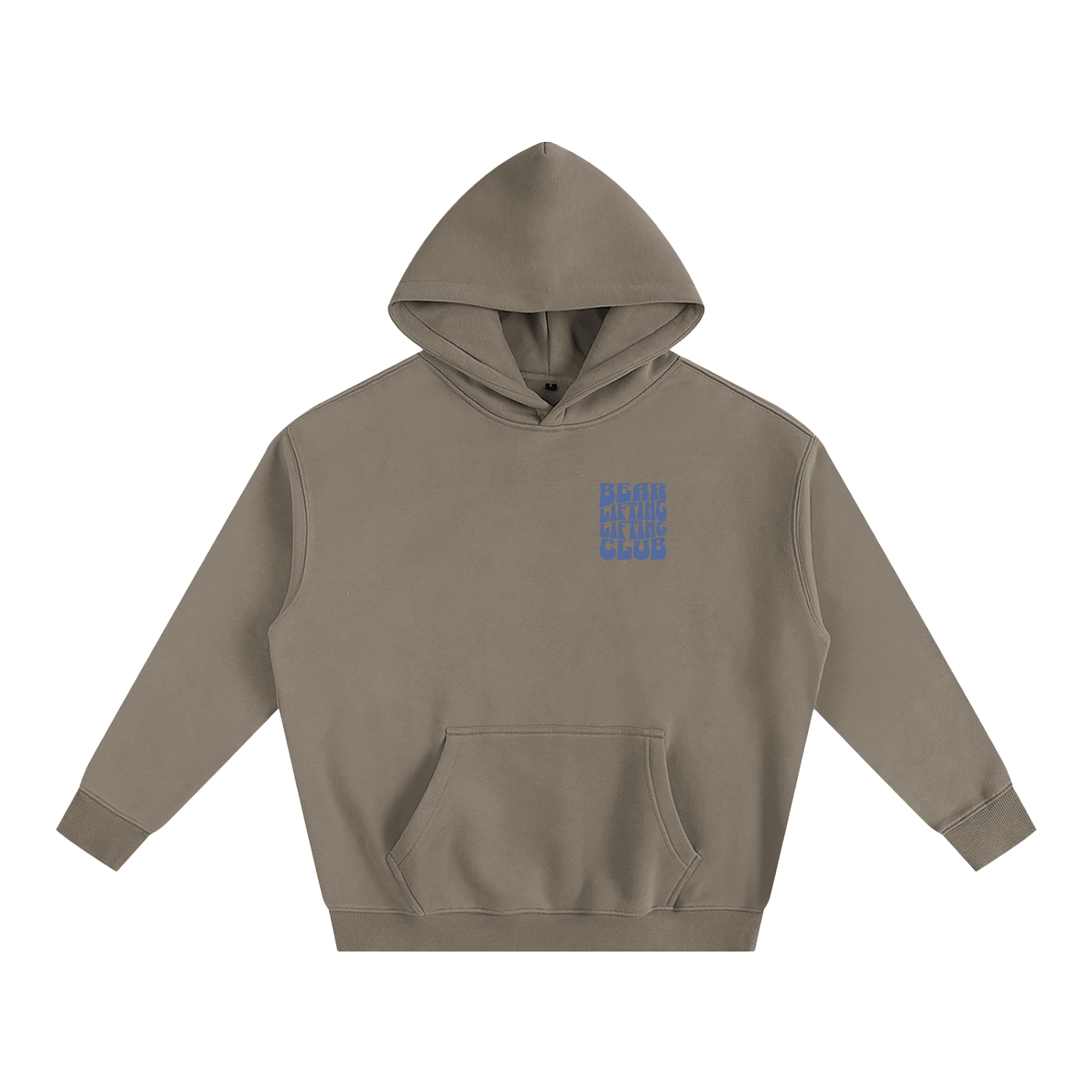 Bear Lifting Club Oversized Hoodie - Bear Necessities Clothing