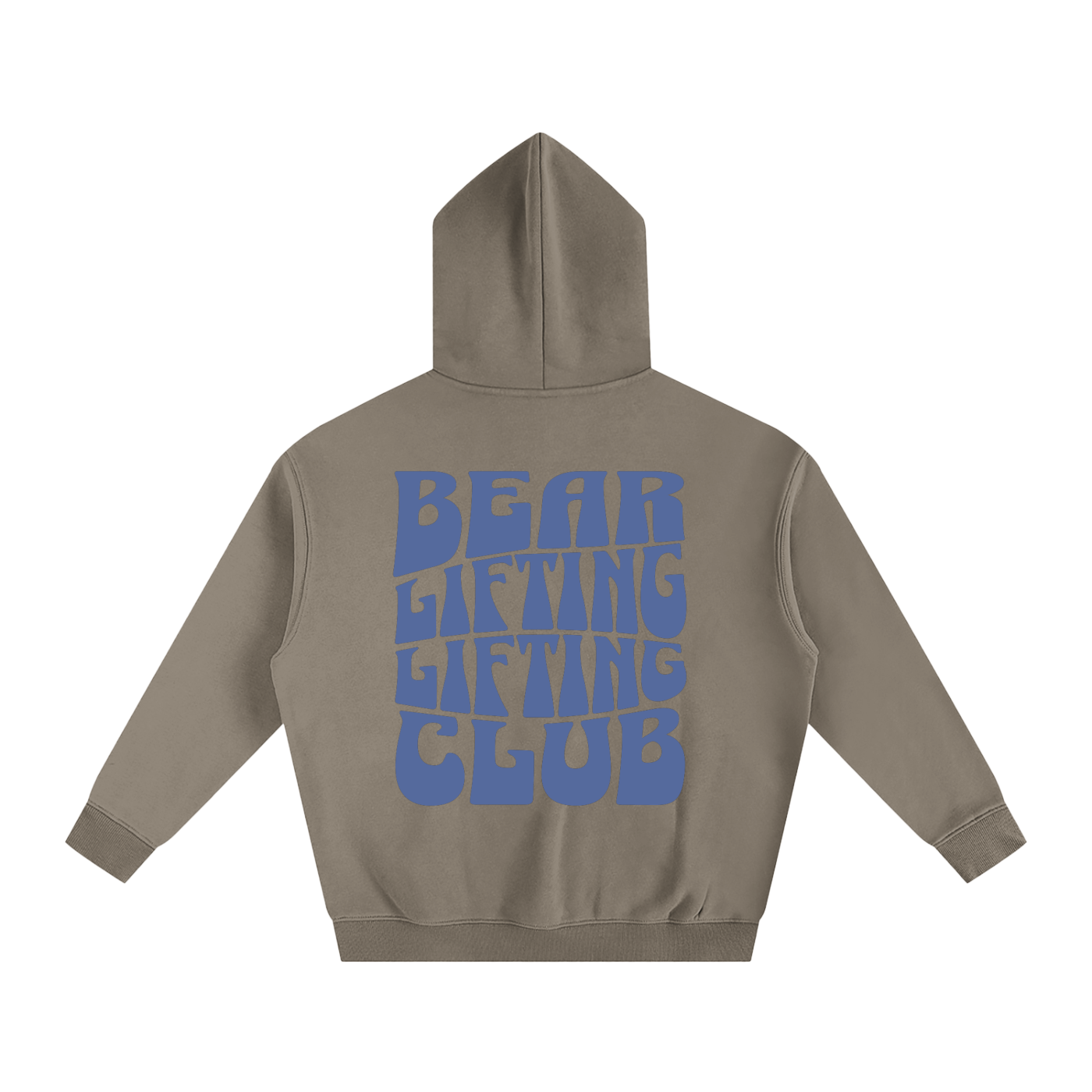 Bear Lifting Club Oversized Hoodie - Bear Necessities Clothing