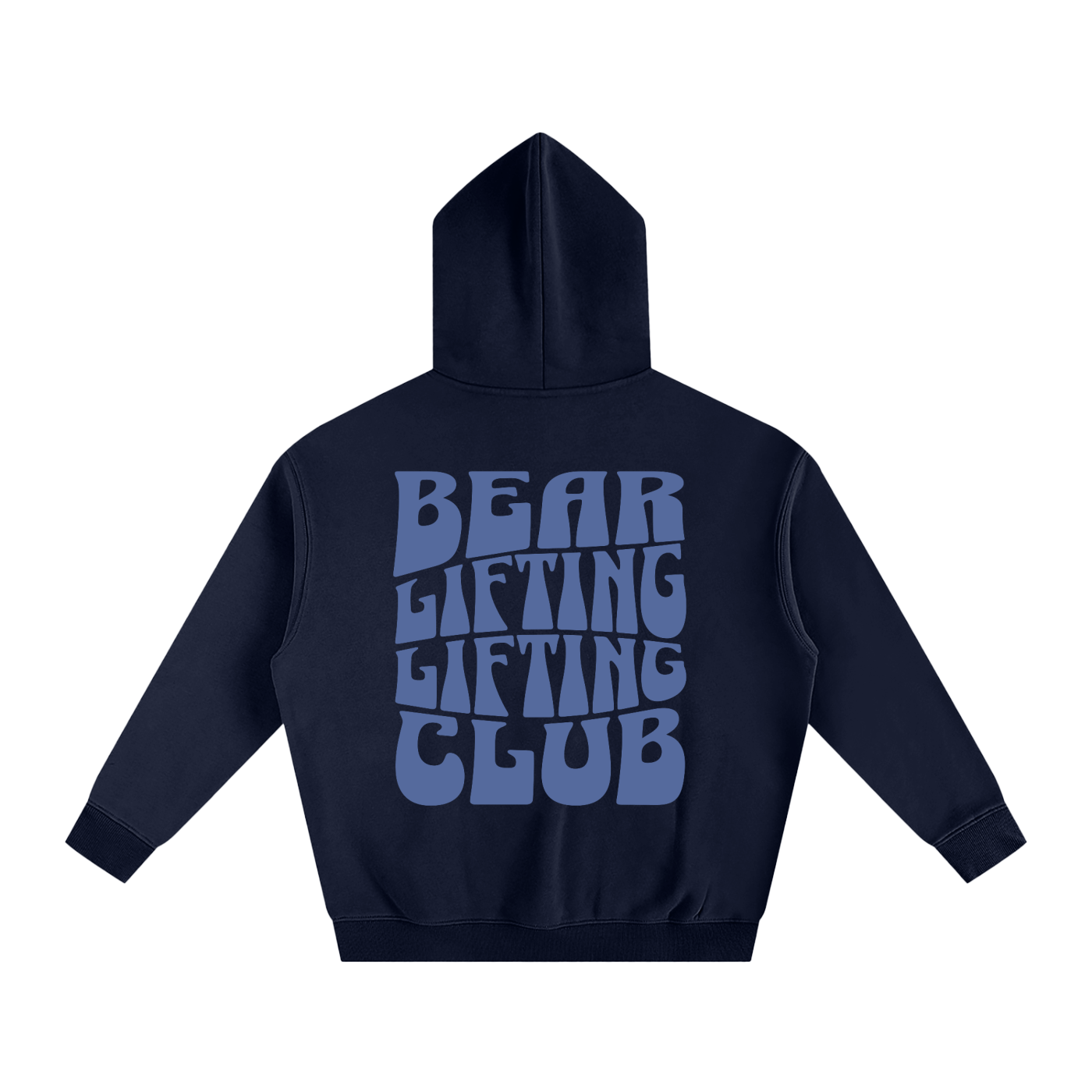 Bear Lifting Club Oversized Hoodie - Bear Necessities Clothing