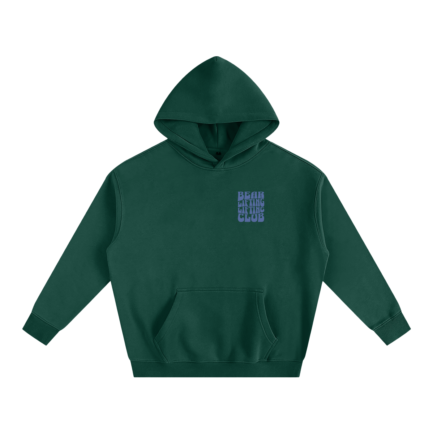 Bear Lifting Club Oversized Hoodie - Bear Necessities Clothing