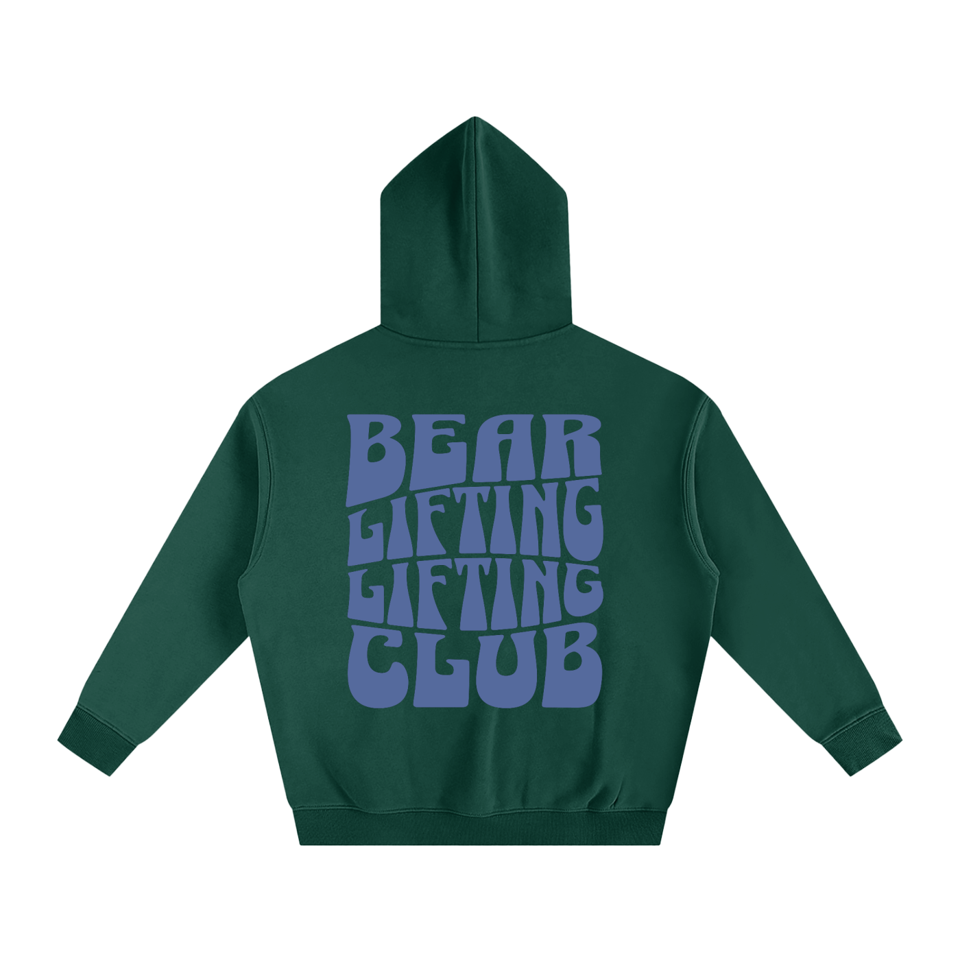 Bear Lifting Club Oversized Hoodie - Bear Necessities Clothing