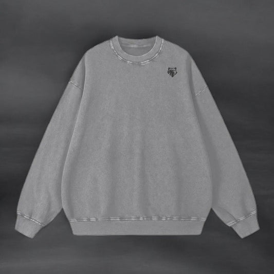 Acid Wash Necessities Sweater - Bear Necessities Clothing 