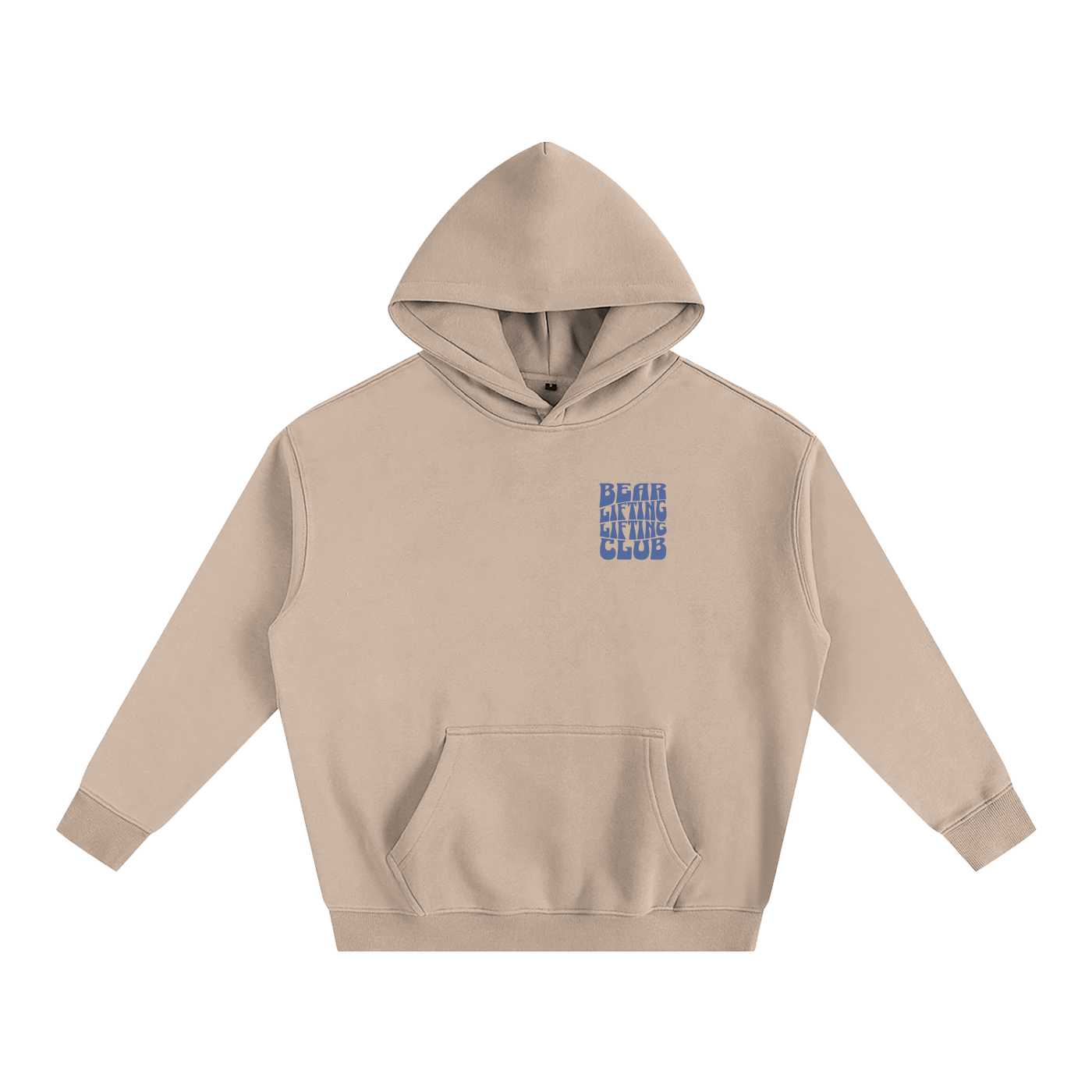 Bear Lifting Club Oversized Hoodie - Bear Necessities Clothing 