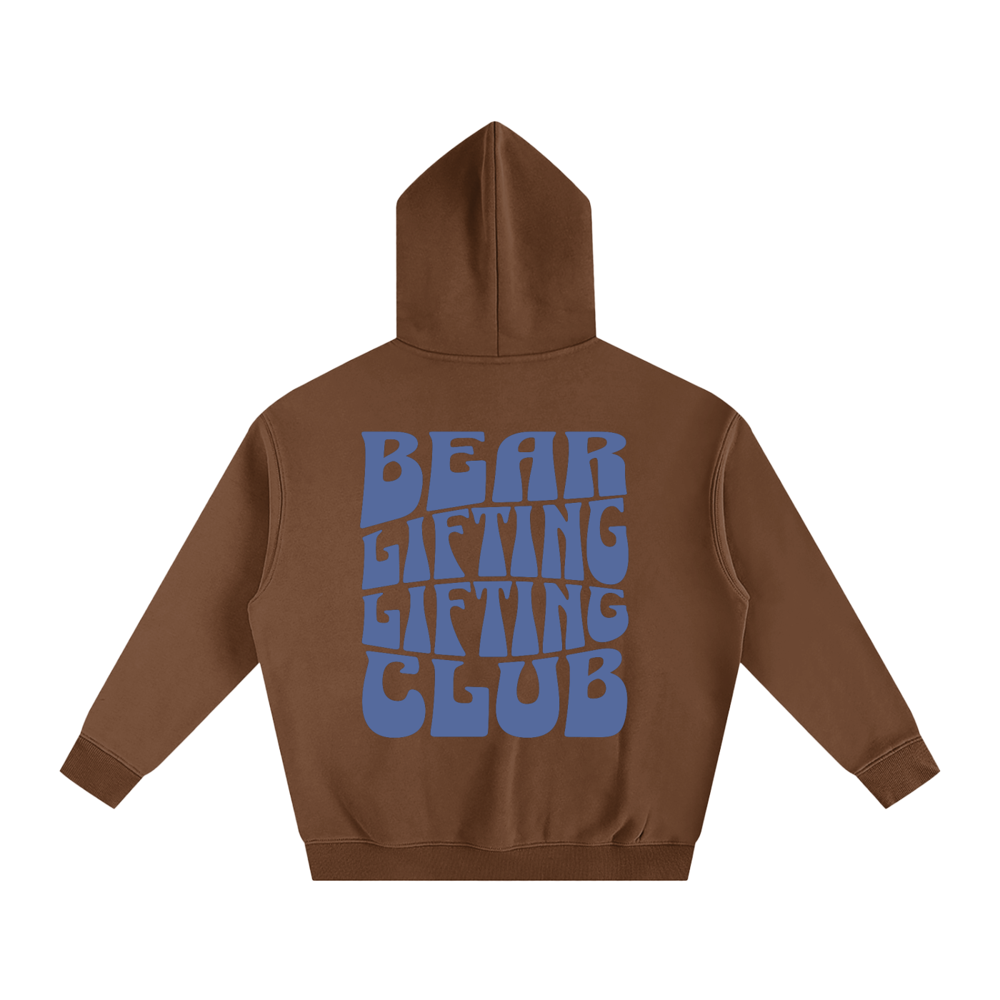 Bear Lifting Club Oversized Hoodie - Bear Necessities Clothing 