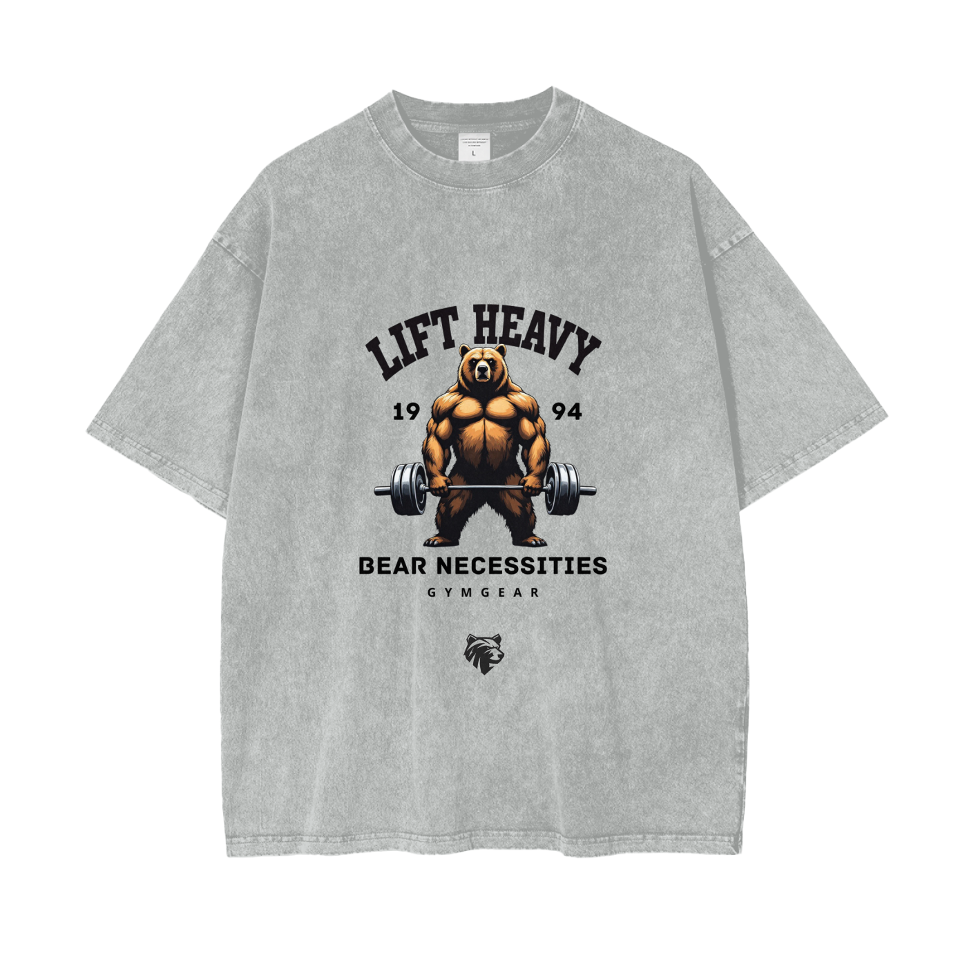 Bear Necessities Over Sized Tee - Bear Necessities Clothing 