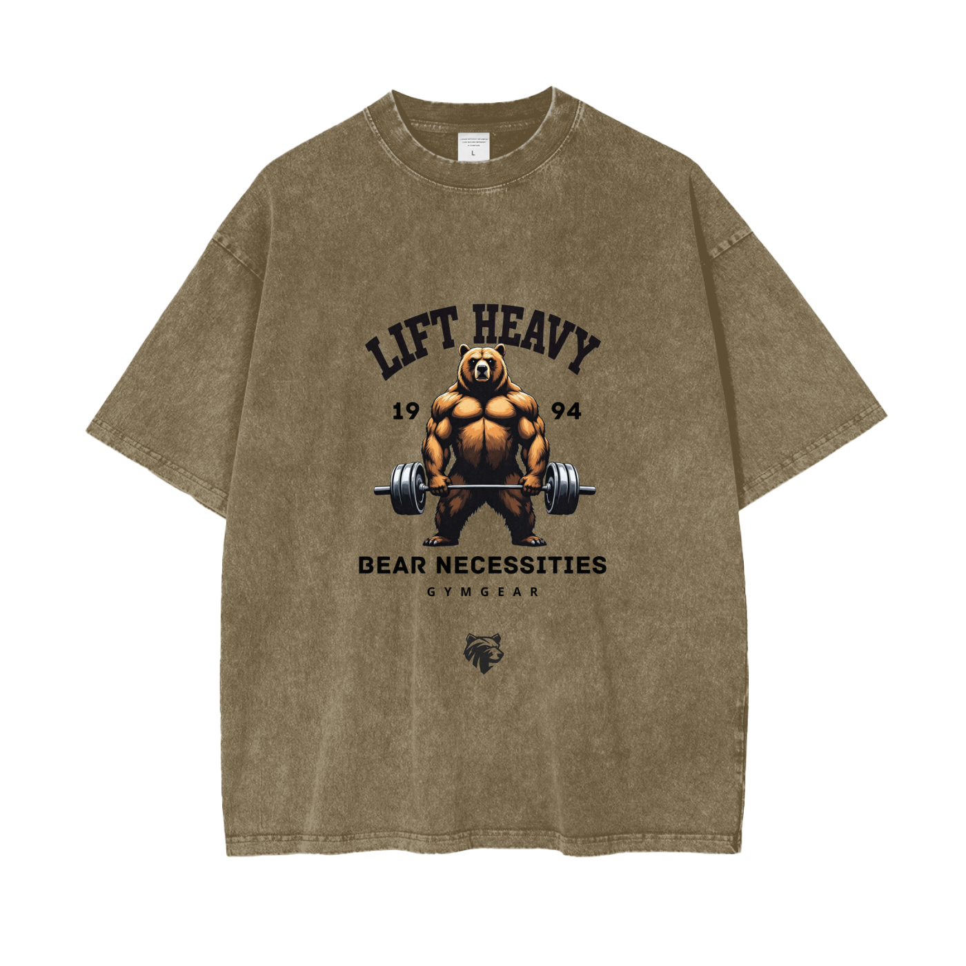 Bear Necessities Over Sized Tee - Bear Necessities Clothing 