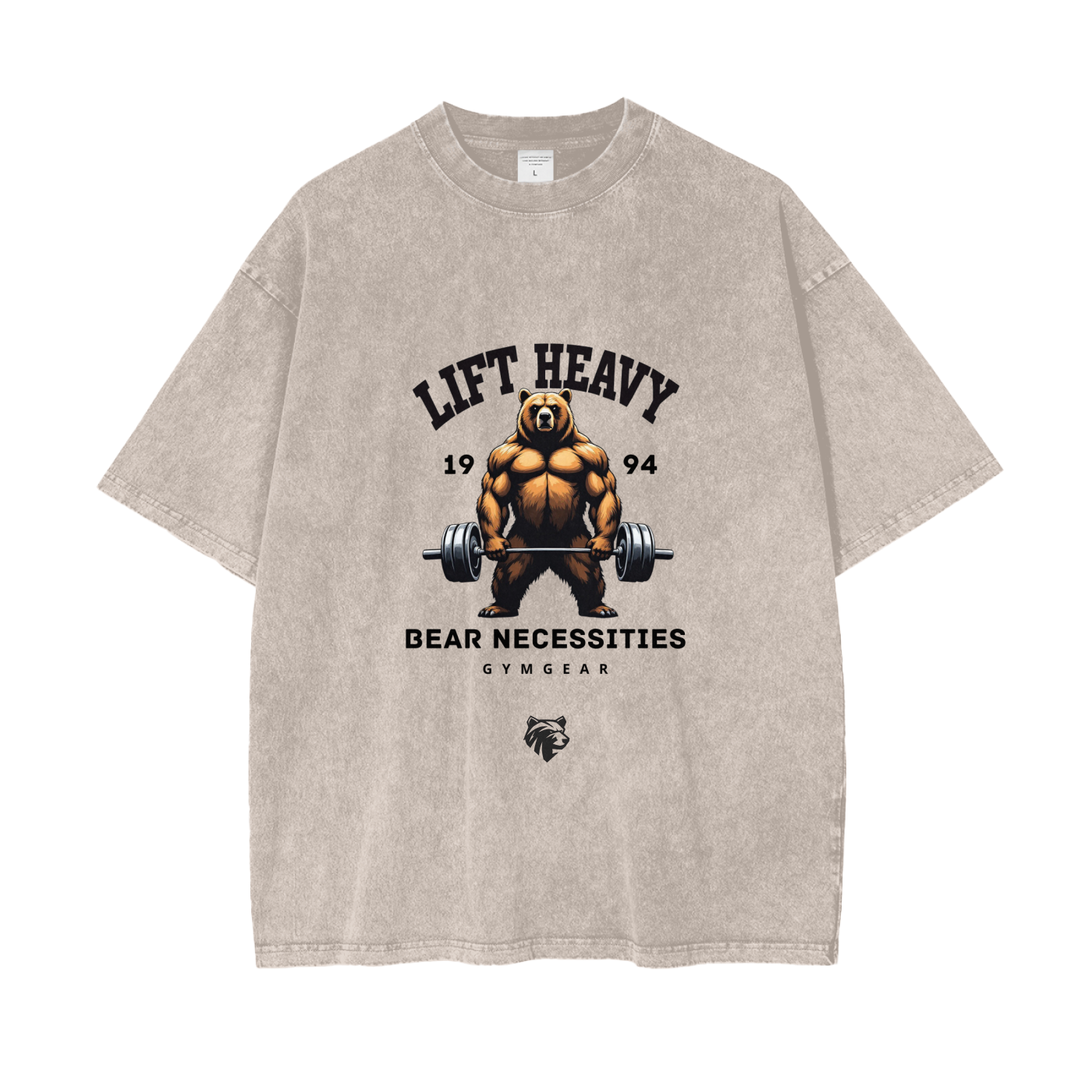 Bear Necessities Over Sized Tee - Bear Necessities Clothing 