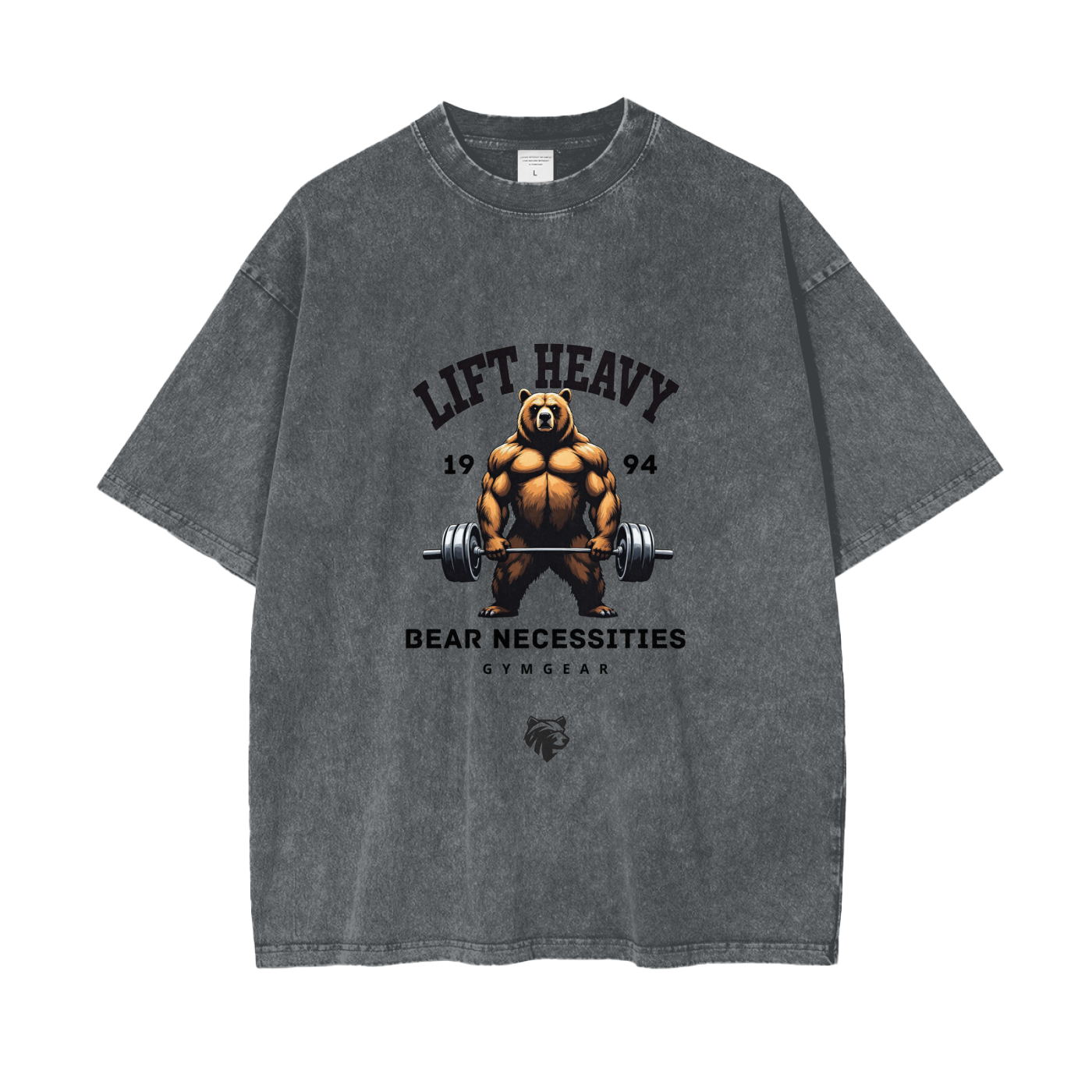 Bear Necessities Over Sized Tee - Bear Necessities Clothing 