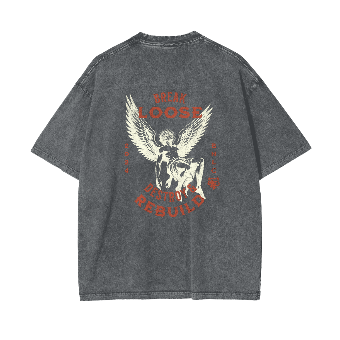 Oversize Snow Washed T-Shirt - Bear Necessities Clothing 